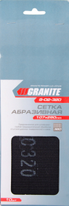 Сетка абразивная зерно 320 107х280 мм 10 шт MASTERTOOL 8-02-320