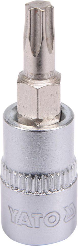 Головка торцевая с отверточной насадкой TORX 1/4" Т25 37 мм Yato YT-04305 Головка торцевая с отверточной насадкой TORX 1/4" Т25 37 мм Yato YT-04305