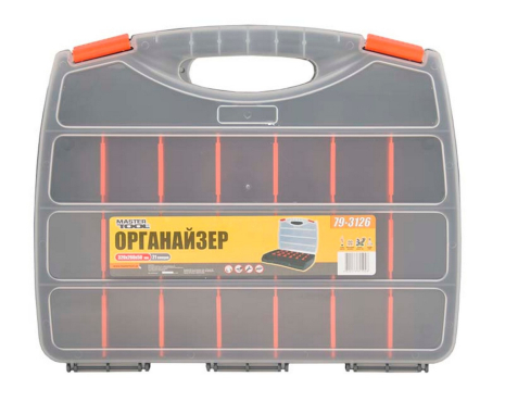 Органайзер із ручкою 12.5" 320х260х50 мм 21 секція MASTERTOOL 79-3126 Органайзер із ручкою 12.5" 320х260х50 мм 21 секція MASTERTOOL 79-3126