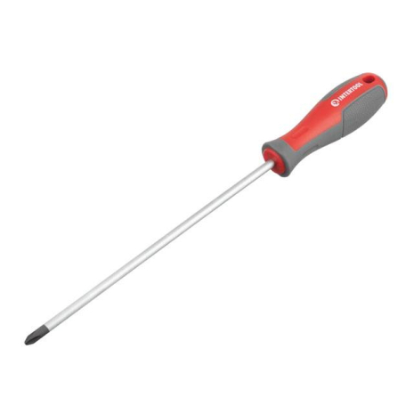 Викруткa хрестова, PH2×200 мм, Cr-V INTERTOOL VT-3323 Викруткa хрестова, PH2×200 мм, Cr-V INTERTOOL VT-3323