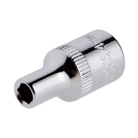 Головка шестигранна 1/4", 4×25 мм, Cr-V, STORM INTERTOOL ET-0432
