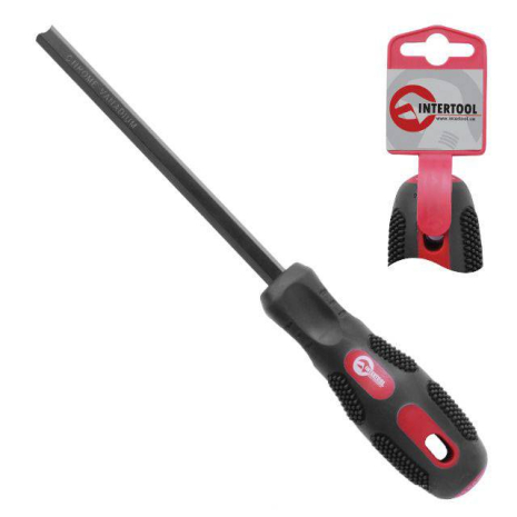 Викрутка шліцьова SL6,5x100 мм INTERTOOL VT-3005 Викрутка шліцьова SL6,5x100 мм INTERTOOL VT-3005