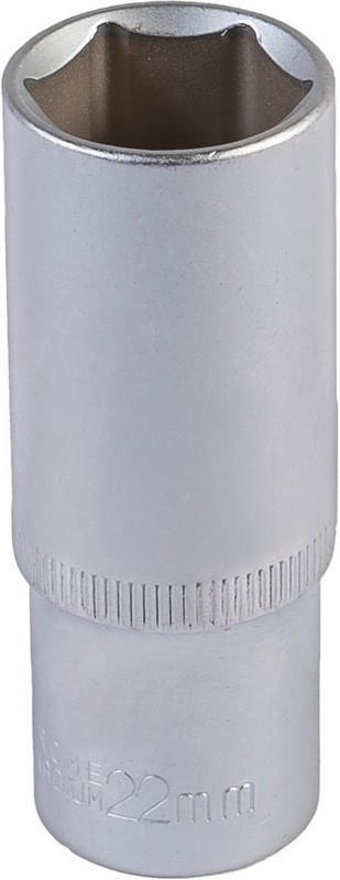 Головка торцевая 6-гранная удлиненная ½" 22 мм L 78 мм CrV MASTERTOOL 78-0522 Головка торцевая 6-гранная удлиненная ½" 22 мм L 78 мм CrV MASTERTOOL 78-0522
