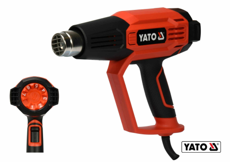 Фен технічний з 5 насадками Yato YT-82295. Фен технічний з 5 насадками Yato YT-82295.