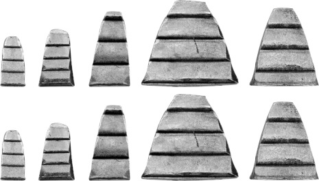 Клини для молотків 28 x 32, 25 x 21, 25 x 12, 18 x 10, 17 x 8 мм 10 шт Vorel 99472 Клини для молотків 28 x 32, 25 x 21, 25 x 12, 18 x 10, 17 x 8 мм 10 шт Vorel 99472