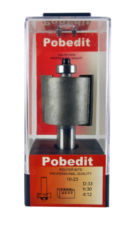 Фреза для вибірки чверті D-33 мм, H-30 мм, d-12 мм Pobedit P-1023-12-30 Фреза для вибірки чверті D-33 мм, H-30 мм, d-12 мм Pobedit P-1023-12-30