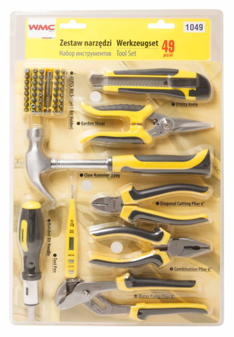 Набор инструментов 49 пр. 1049 WMC TOOLS WT-1049 Набор инструментов 49 пр. 1049 WMC TOOLS WT-1049