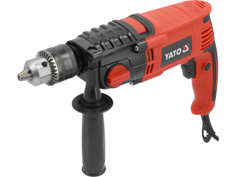 Дриль ударний мережевий 230B P= 1200 Вт, з самозатискним металевим патроном для свердлів Ø≤ 16 мм Yato YT-82045 Дриль ударний мережевий 230B P= 1200 Вт, з самозатискним металевим патроном для свердлів Ø≤ 16 мм Yato YT-82045