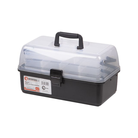 Ящик для інструментів 14.5" 365*215*200мм INTERTOOL BX-6114 Ящик для інструментів 14.5" 365*215*200мм INTERTOOL BX-6114