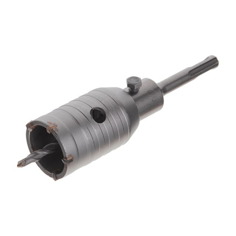 Свердло корончате по бетону 46 мм, перехідник SDS-Plus 100 мм INTERTOOL SD-7046