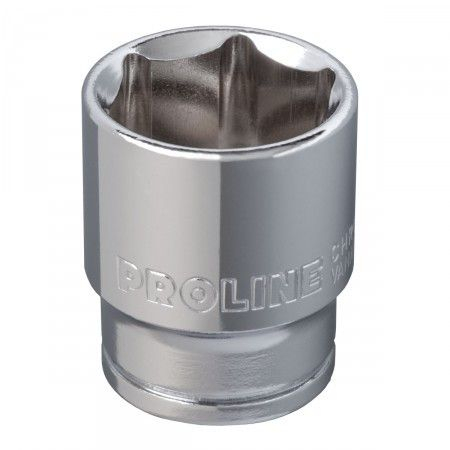 Головка шестигранная 24мм 3/8 "CrV PROLINE Головка шестигранная 24мм 3/8 "CrV PROLINE