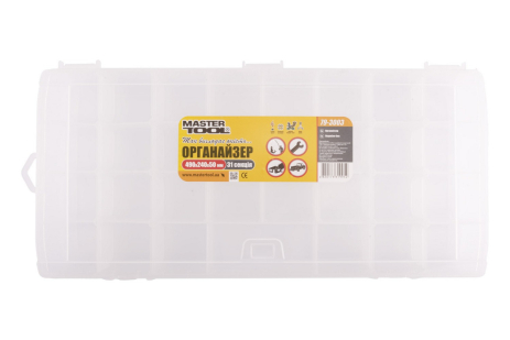 Органайзер с подвесом 19.5" 490х240х50 мм 31 секция MASTERTOOL 79-3003