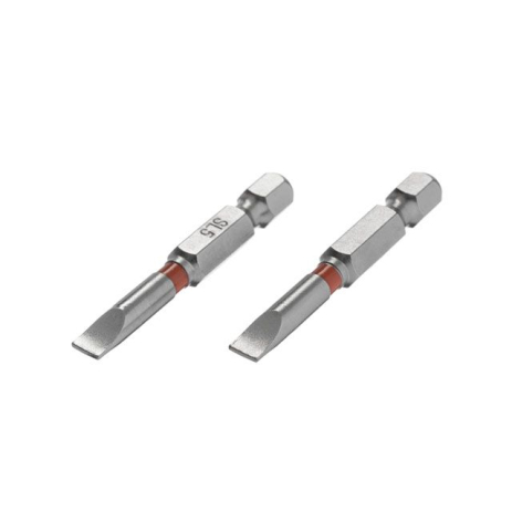 Комплект викруткових насадок, SL5, 1/4"×50 мм, S2, 2 од., STORM INTERTOOL VT-0229 Комплект викруткових насадок, SL5, 1/4"×50 мм, S2, 2 од., STORM INTERTOOL VT-0229