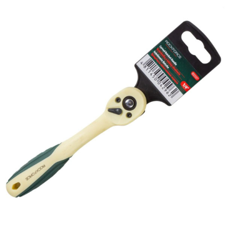 Трещотка 1/4", CrV, 72 зуба, с быстрым сбросом ROCKFORCE RF-802227