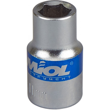 Головка торцева CrV 1/2" 10 мм Miol 58-462