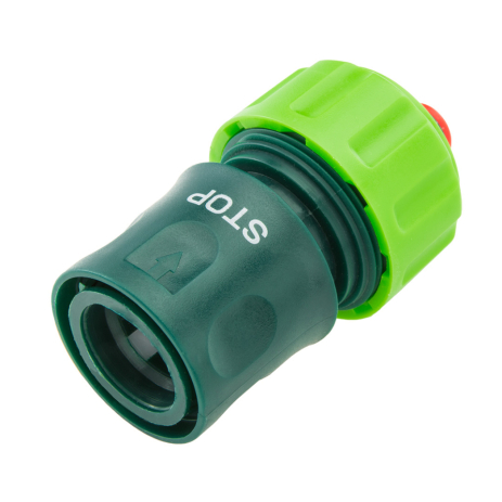 Муфта з автостопом 3/4", однокомпонентна, 30 шт, експозиційна коробка VERTO 15G723-30 Муфта з автостопом 3/4", однокомпонентна, 30 шт, експозиційна коробка VERTO 15G723-30