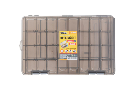 Органайзер двосторонній 15" 375х225х72 мм 45 секцій MASTERTOOL 79-2079 Органайзер двосторонній 15" 375х225х72 мм 45 секцій MASTERTOOL 79-2079