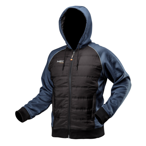 Кофта трикотажна, утеплена, з капюшоном XXL NEO 81-556-XXL Кофта трикотажна, утеплена, з капюшоном XXL NEO 81-556-XXL
