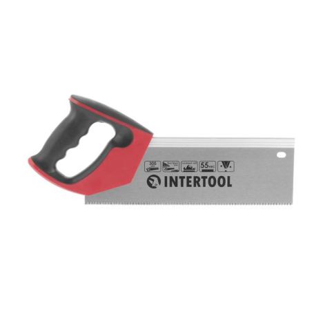 Ножовка пасовочная по дереву, 300 мм, 12 зуб/дюйм INTERTOOL HT-3113