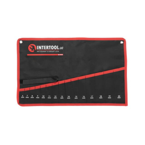 Чохол для гайкових ключів 15 кишень INTERTOOL BX-9015 Чохол для гайкових ключів 15 кишень INTERTOOL BX-9015