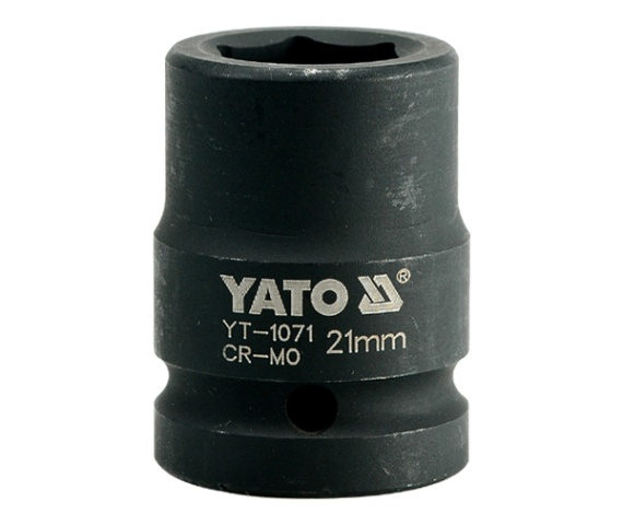 Головка торцева ударна шестигранна 3/4" 21 мм Yato YT-1071 Головка торцева ударна шестигранна 3/4" 21 мм Yato YT-1071