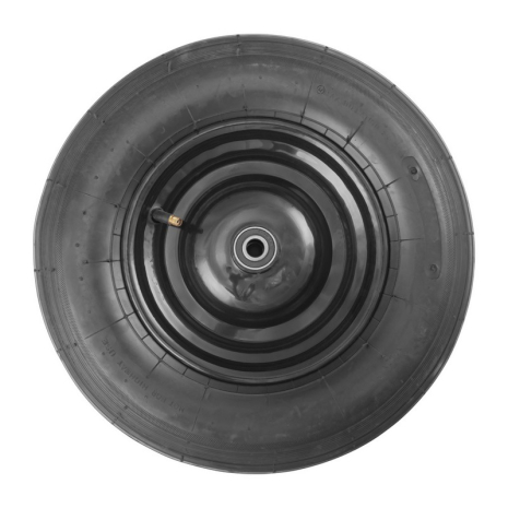 Пневматичне колесо з камерою PN 3.5х8 Ø 40 см металевий диск підшипник MASTERTOOL 79-9841 Пневматичне колесо з камерою PN 3.5х8 Ø 40 см металевий диск підшипник MASTERTOOL 79-9841