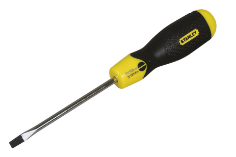 Отвертка "CushionGrip" 6,5*150 мм с расширяющимся жалом под прямой шлиц STANLEY 0-64-919 Отвертка "CushionGrip" 6,5*150 мм с расширяющимся жалом под прямой шлиц STANLEY 0-64-919