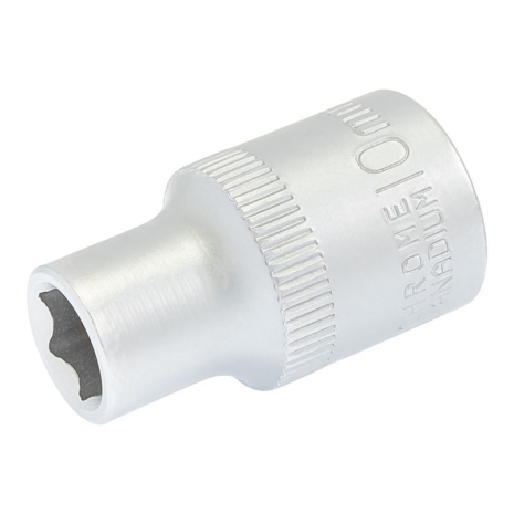 Головка торцевая 6-гранная ½" 10 мм L 40 мм CrV MASTERTOOL 78-0010 Головка торцевая 6-гранная ½" 10 мм L 40 мм CrV MASTERTOOL 78-0010