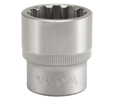 Головка торцевая Spline 1/2" 8 мм Yato YT-1460 Головка торцевая Spline 1/2" 8 мм Yato YT-1460