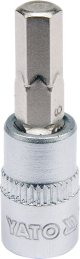 Головка торцевая с отверточной насадкой HEX 1/4" H6 x 37 мм Yato YT-04373 Головка торцевая с отверточной насадкой HEX 1/4" H6 x 37 мм Yato YT-04373