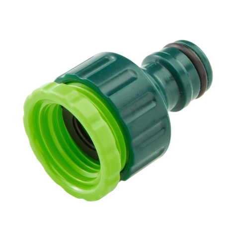 Адаптер на кран 1/2"- 3/4", 30 шт, экспозиционная коробка VERTO 15G740-30 Адаптер на кран 1/2"- 3/4", 30 шт, экспозиционная коробка VERTO 15G740-30