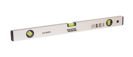 Уровень строительный 60 см 3 капсулы 0,5 мм/м 0,03° MASTERTOOL 34-0603 Уровень строительный 60 см 3 капсулы 0,5 мм/м 0,03° MASTERTOOL 34-0603