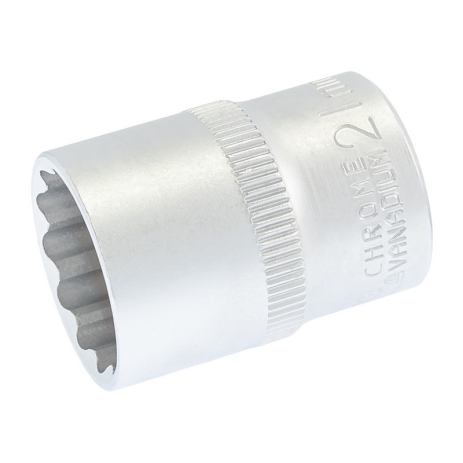 Головка торцева 12-гранна ½" 21 мм L 40 мм CrV MASTERTOOL 78-0621