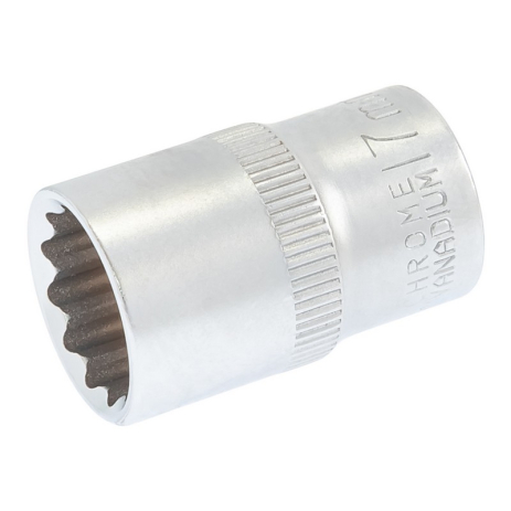 Головка торцева 12-гранна ½" 17 мм L 40 мм CrV MASTERTOOL 78-0617 Головка торцева 12-гранна ½" 17 мм L 40 мм CrV MASTERTOOL 78-0617