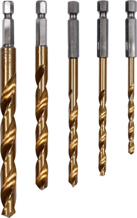 Набір свердел металу 4-10 мм, PK5. HEX 1/4 Yato YT-44700 Набір свердел металу 4-10 мм, PK5. HEX 1/4 Yato YT-44700