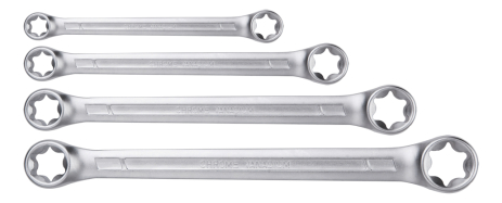Ключі накидні Torx T6-T24, 4 шт. CrV NEO 09-980 Ключі накидні Torx T6-T24, 4 шт. CrV NEO 09-980