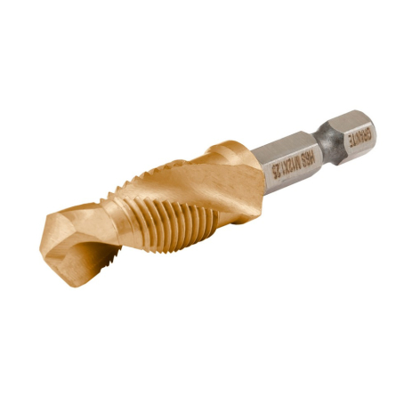 Свердло-мітчик HSS M12х1.25 мм DIN338 MASTERTOOL 11-12-125 Свердло-мітчик HSS M12х1.25 мм DIN338 MASTERTOOL 11-12-125