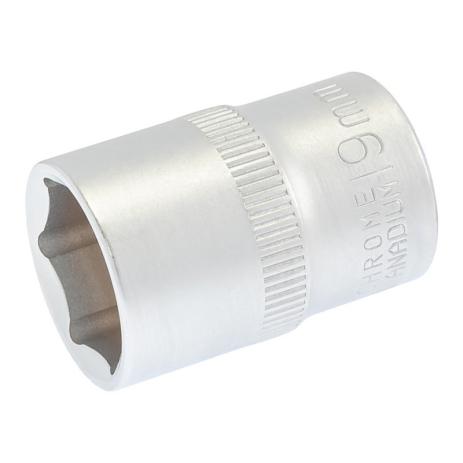 Головка торцевая 6-гранная ½" 19 мм L 40 мм CrV MASTERTOOL 78-0019