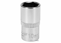 Головка торцевая 6-гранная : квадрат 1/4", М10, CrV [Блистер] YaTo YT-14127