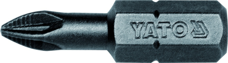 Насадка викруткова 1/4" хрестова PZ1 х 25 мм 50 шт Yato YT-7810 Насадка викруткова 1/4" хрестова PZ1 х 25 мм 50 шт Yato YT-7810