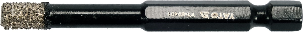 Сверло с алмазным кромкой Ø=6 мм Yato YT-60401 Сверло с алмазным кромкой Ø=6 мм Yato YT-60401
