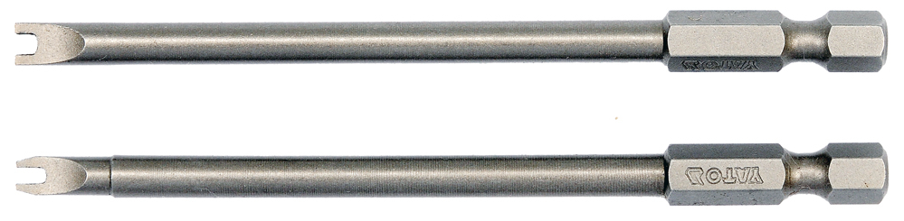Набор отверточных насадок Spanner 1/4" №4 и №8 100 мм 2 шт Yato YT-0498 Набор отверточных насадок Spanner 1/4" №4 и №8 100 мм 2 шт Yato YT-0498