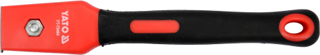 Цикля-скребок з поліпропіленовим корпусом та гумовою ручкою лезо - 30 мм 200 мм Yato YT-75464 Цикля-скребок з поліпропіленовим корпусом та гумовою ручкою лезо - 30 мм 200 мм Yato YT-75464