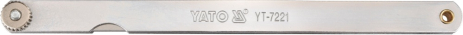 Щупы измерительные 200 мм 17 шт. 0,02-1 мм Yato YT-7221