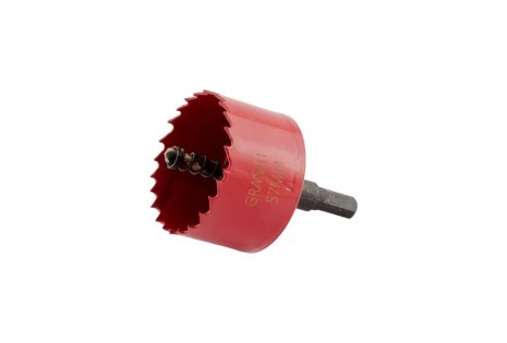 Сверло корончатое Bi-Metal HSS M42 57 мм MASTERTOOL 6-09-057 Сверло корончатое Bi-Metal HSS M42 57 мм MASTERTOOL 6-09-057