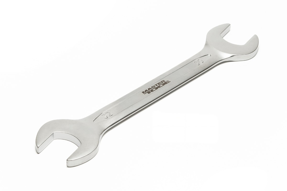 Ключ рожковый 30×32 мм 31CrV3 COLD FORGED DIN3110 MASTERTOOL 70-3032 Ключ рожковый 30×32 мм 31CrV3 COLD FORGED DIN3110 MASTERTOOL 70-3032