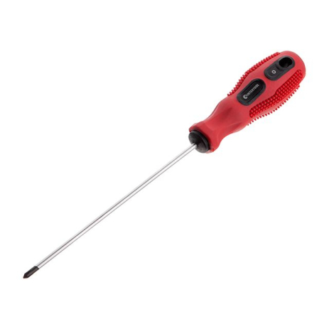 Викрутка хрестова, PH0×125 мм, Cr-V INTERTOOL VT-3133
