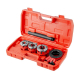 Набір плашок трубних 3 шт, для нарізання різьби: 1/2", 3/4", 1" INTERTOOL SD-8003 Набір плашок трубних 3 шт, для нарізання різьби: 1/2", 3/4", 1" INTERTOOL SD-8003