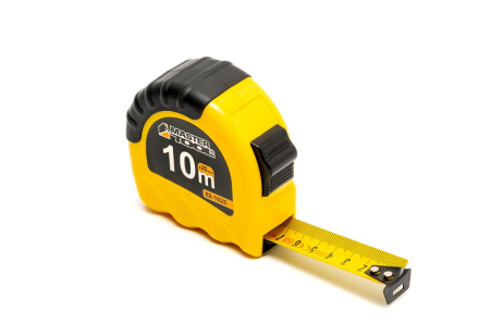 Рулетка ″Shiftlock″ 10 м×25 мм фиксатор полотна нейлоновое покрытие MASTERTOOL 62-1025