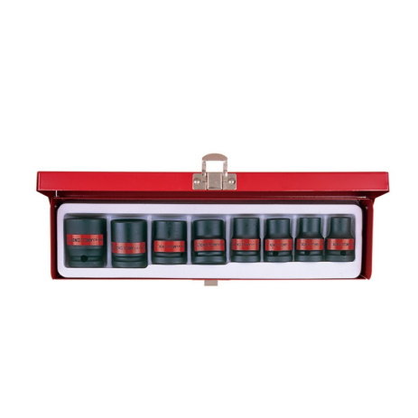 Набор головок ударных 1/2" 8 ед. 6-ти гранные,короткие, дюймовые, 3/8"-15/16" Набор головок ударных 1/2" 8 ед. 6-ти гранные,короткие, дюймовые, 3/8"-15/16"